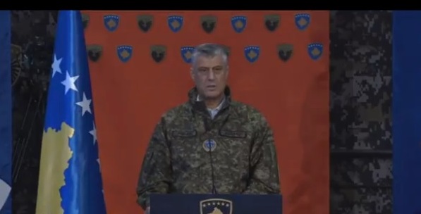 Kryetari Thaçi thotë se Kosova nuk e ka ndërtuar ushtrinë për të luftuar, por për të ndërtuar paqe