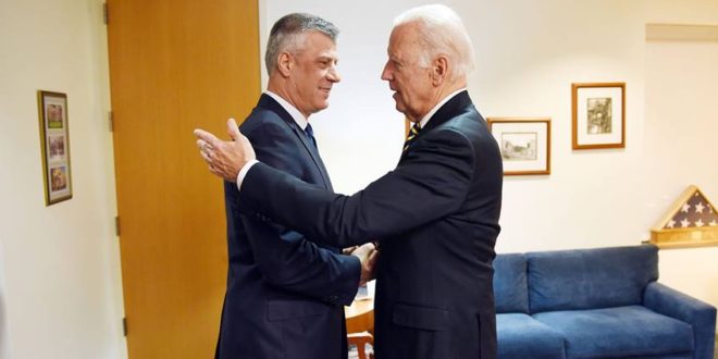 Kryetari i Kosovës, Hashim Thaçi është takuar në Amerikë me zëvendës-presidentin aktual, Jo Biden