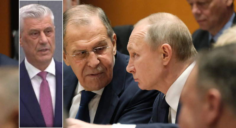 Sergei Lavrov  Paqja në Ballkan arrihet vetëm me dënimin e Hashim Thaçit