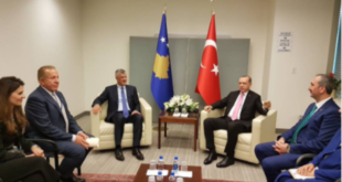 Kryetari i Kosovës Hashim Thaçi është takuar me Kryetarin e Turqisë, Recep Tayyip Erdogan në New York