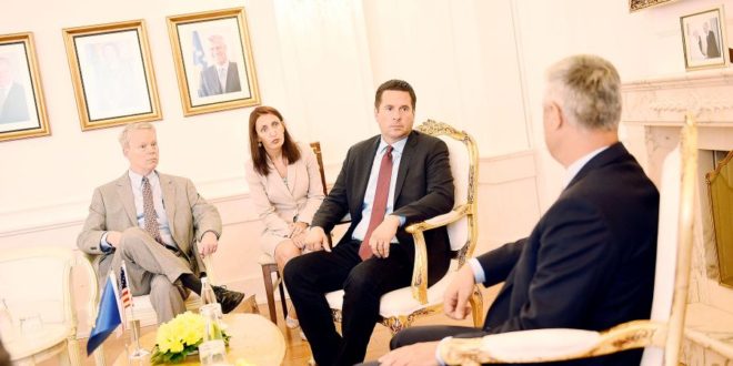 Kryetari i Kosovës, Hashim Thaçi ka pritur sot në takim kongresmenin amerikan, Devin Nunes
