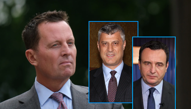 Richard Grenell  Perëndimi e do Thaçin të lirë  kriza politike në Kosovë është krijuar nga Kurti