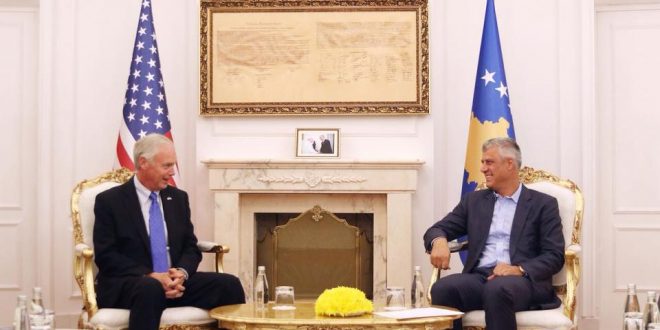 Kryetari i Kosovës, Hashim Thaçi, ka pritur në një takim senatorin amerikan Ron Johnson