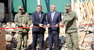 Kryetari Thaçi, mori pjesë në përurimin e Qendrës për Kërkim dhe Shpëtim të FSK-së, në fshatin Pomozotin
