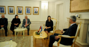Kryetari Thaçi kërkoi thellimin e bashkëpunimit strategjik mes Kosovës e Shqipërisë