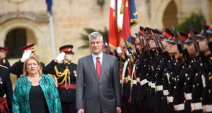 Kryetari, Thaçi në ditën e dytë të vizitën në Maltë ka biseduar me kryetaren, Marie Louise Coleiro Preca