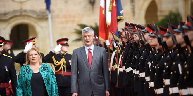 Kryetari, Thaçi në ditën e dytë të vizitën në Maltë ka biseduar me kryetaren, Marie Louise Coleiro Preca