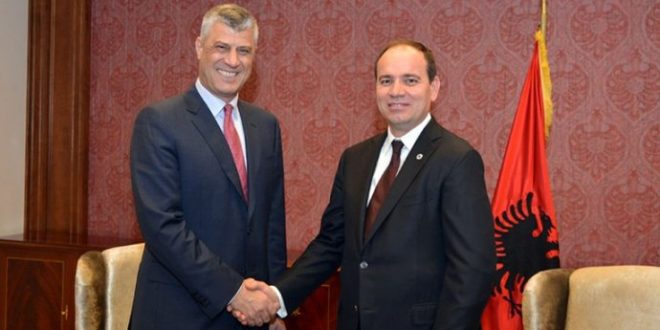 Kryetari i Shqipërisë, Bujar Nishani ka pritur në një takim zyrtar kryetarin e Kosovës, Hashim Thaçi