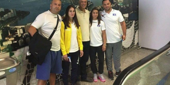 Kryetari Hashim Thaçi ka udhëtuar me sportistët tonë për në Rio