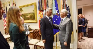 Kryetari, Hashim Thaçi është prit në takim nga nënpresidenti i SHBA-ve, Mike Pence