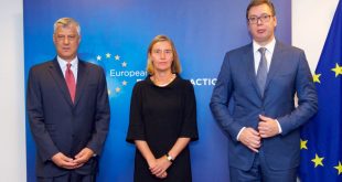 Takimi: Thaçi-Mogherini-Vuçiq i dështuar dhe pa asnjë rezultat