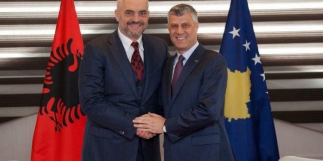 Edi Rama e përshëndet idenë e kryetarit të Kosovës, Hashim Thaçi, për të shpallur vitin 2019 si vitin e NATO-s