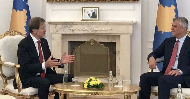 Thaçi priti shefin e vëzhguesve të BE-së, shprehen të kënaqur me procesin elektoral
