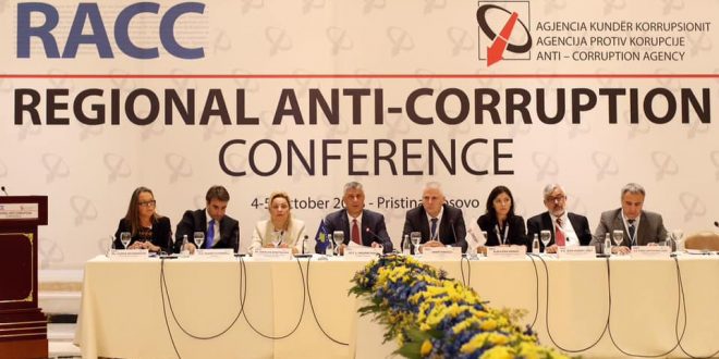 Thaçi: Bashkëpunimi rajonal është i domosdoshëm për të pasur rezultateve më të mëdha në luftën kundër korrupsionit