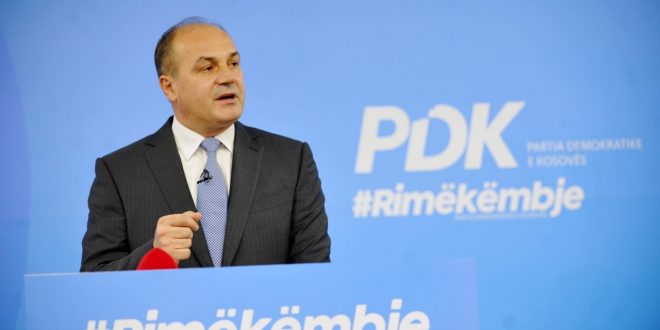 Kandidati për kryeministër, Enver Hoxhaj prezantoi platformën e PDK-së për rimëkëmbje të Kosovës