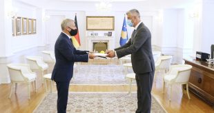 Kryetari Thaçi pranon letrat kredenciale nga ambasadori i ri i Gjermanisë në Kosovë, Jörn Rohde