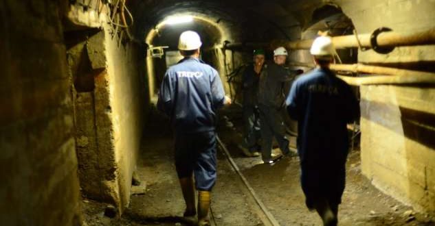 Punëtorët e ndërmarrjes “Trepça” protestojnë sot para minierës në Stën-Tërg për mos marrjen e pagave