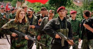 OVL e UÇK-së në Dukagjin proteston kundër ndalimit të luftëtarit të lirisë, Tomor Morina nga organet e Maqedonisë Veriore, bazuar në një urdhër-arrest