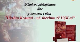 Përkujtohet luftëtari i lirisë, Ukshin Kosumi