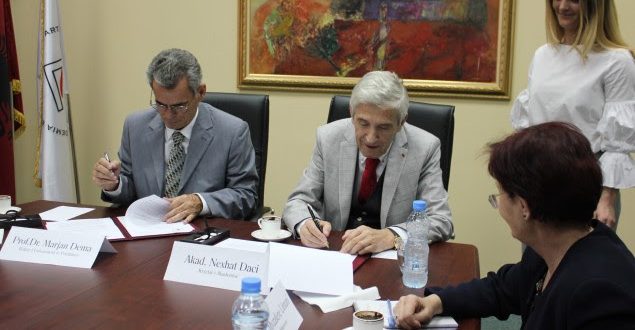 Akademia e Shkencave dhe Universiteti i Prishtinës “Hasan Prishtina” kanë nënshkruajnë memorandum mirëkuptimi