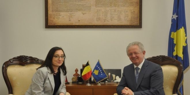 Ministri Hyseni takoi ambasadoren në largim të Belgjikës