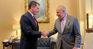 Kryetari i Bashkisë së Tiranës, Erion Veliaj u prit nga kryetari i Senatit Amerikan, Chuck Schumer