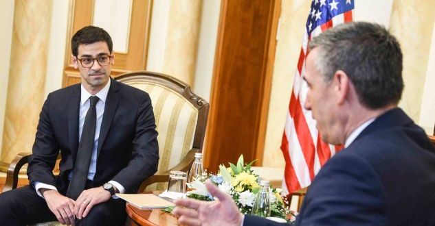 Kryetari i Kuvendit të Kosovës, Kadri Veseli, ka pritur në takim diplomatin amerikan, Robert Karem