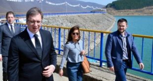 Kryetari i Serbisë, Aleksander Vuçiq bënë të ditur se nesër gjatë ditës do të vizitojë liqenin e Ujmanit në veri të Kosovës