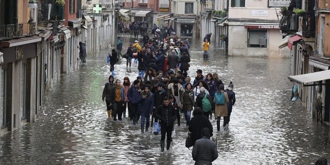 Qeveria italiane shpall gjendje të jashtëzakonshme në Venecia, si shkak i përmbytjeve të mëdha