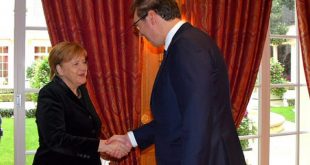 Vuçiq ankohet tek kancelarja Merkel lidhur me vendosjen e taksës për produktet serbe nga insitucionet e Kosovës