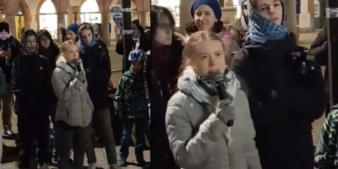 Greta Thunberg, mori pjesë në protestën pro-Palestinës që u mbajt në Laipzig dhe kërkoi të mos heshtet përballë gjenocidit izraelit