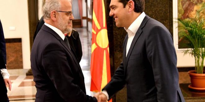 Kryetari i Kuvendit të Maqedonisë Talat Xhaferi, ka biseduar me kryeministrin e Greqisë, Aleksis Tsipras