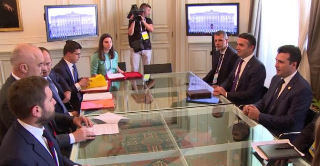Kryeministri shqiptar, Edi Rama dhe homologu i tij maqedonas, Zoran Zaev kërkojnë integrim të shpejtë në BE