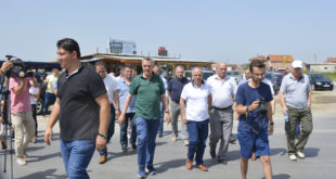 Ministri Zharku inauguroi fillimin e punimeve për rrethrrotullimin në rrugën nacionale, N2 Prishtinë-Ferizaj