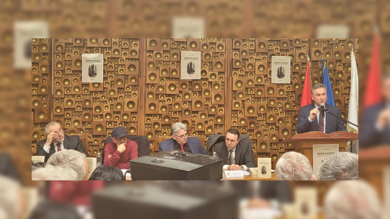 Promovohet libri  Koha pa etos  i autorit Besim Baraliu në Bibliotekën Kombëtare në Prishtinë